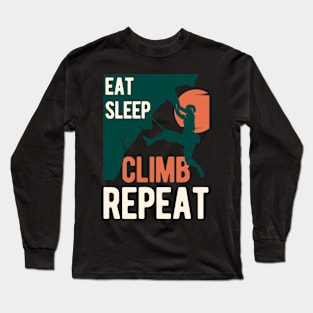 Funny Rock Climbing Climber Long Sleeve T-Shirt